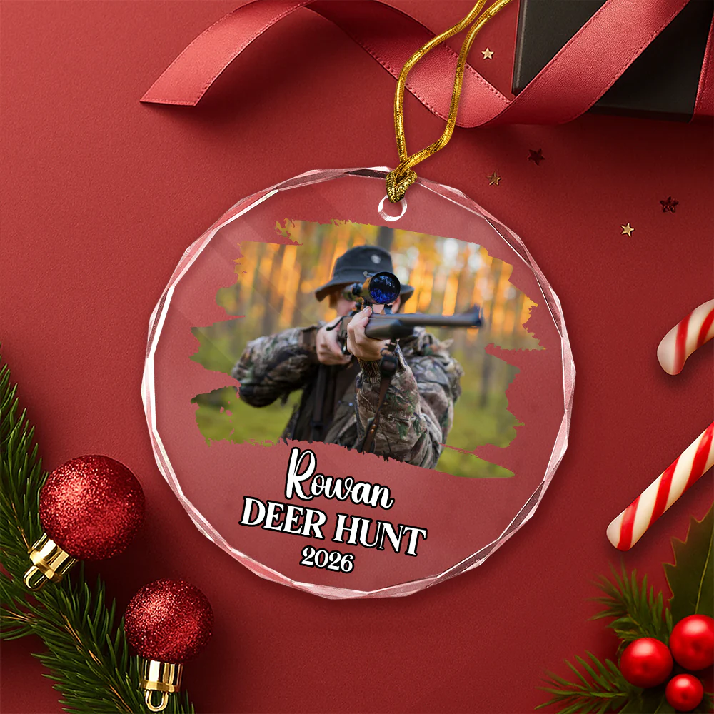 Custom Photo Hunting Glass Ornament TH10 896667 - Image 6