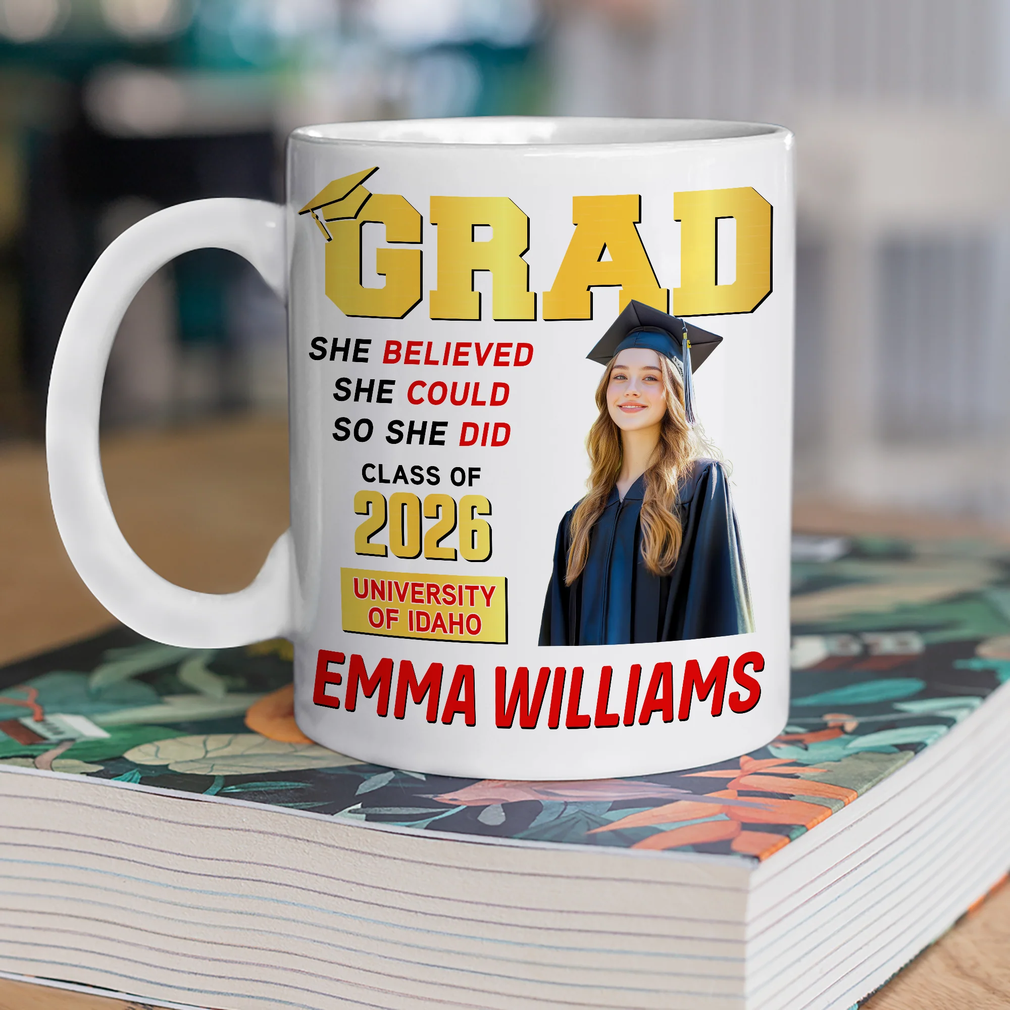 Custom Photo I Did It Graduation Magazine Mug TH10 898605 - Image 3