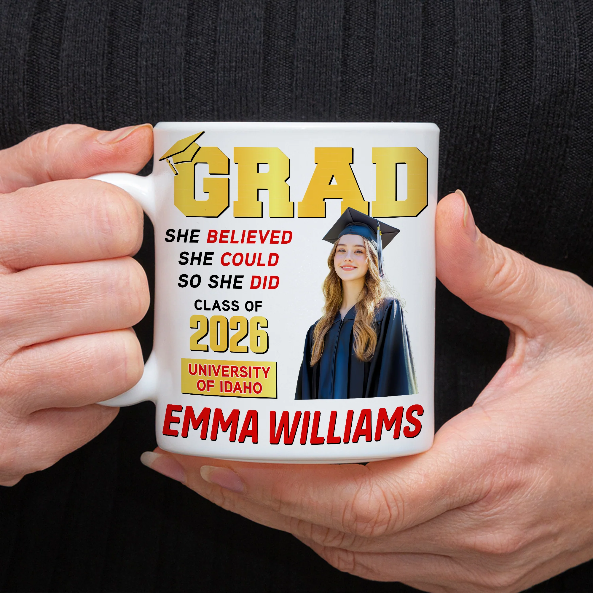 Custom Photo I Did It Graduation Magazine Mug TH10 898605 - Image 6