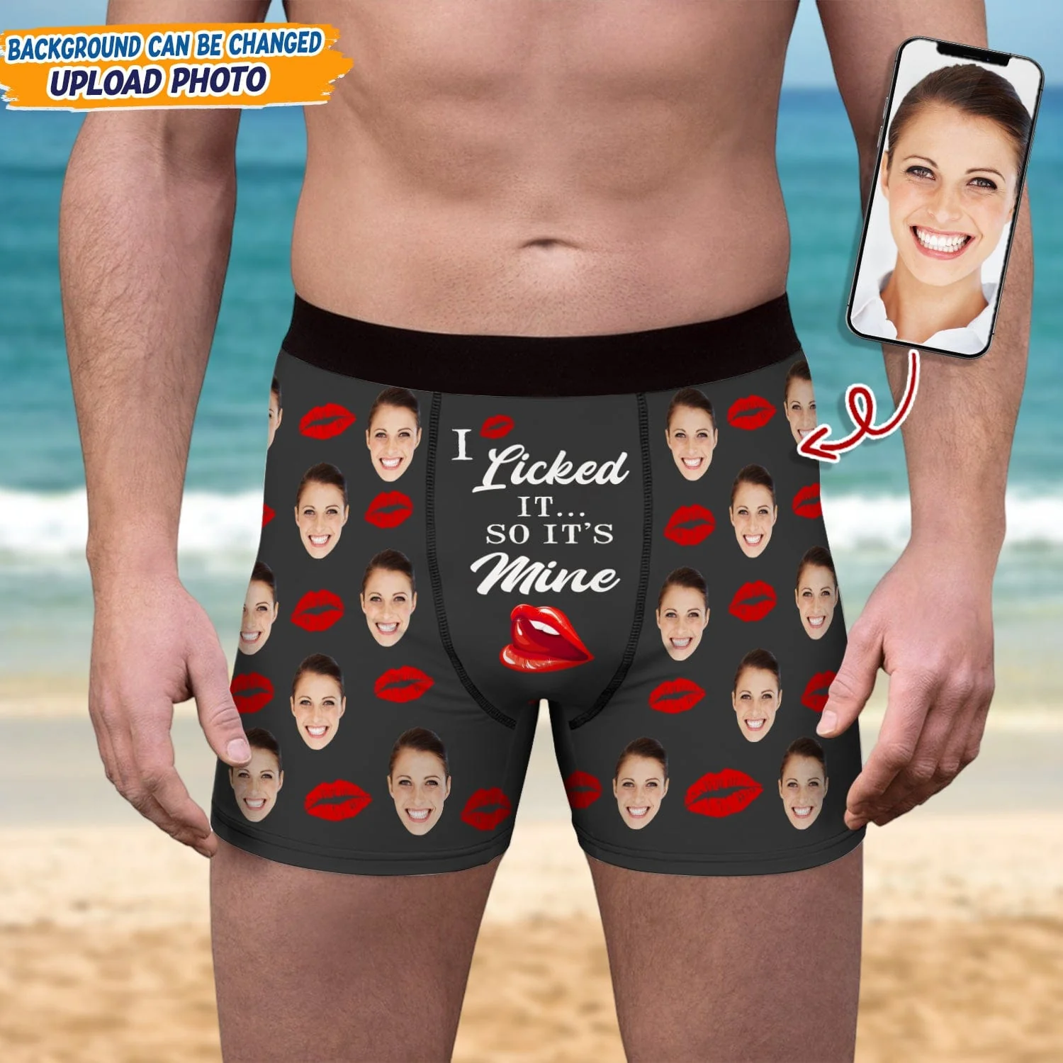 Custom Photo I Licked It Boxer Briefs TA29 889479