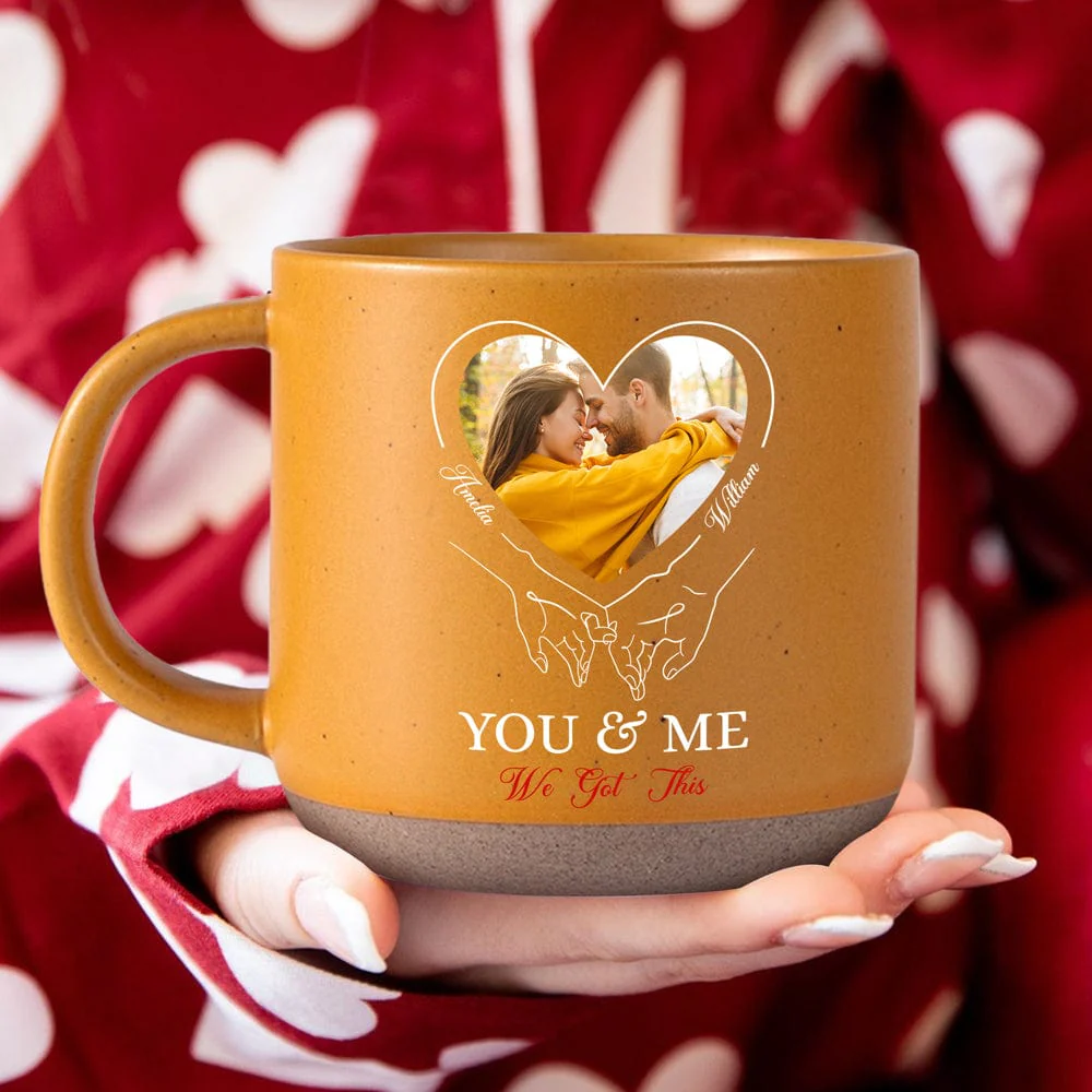 Custom Photo I Love You Always And Forever Valentine's Day Pottery Mug TH10 892273 - Image 2