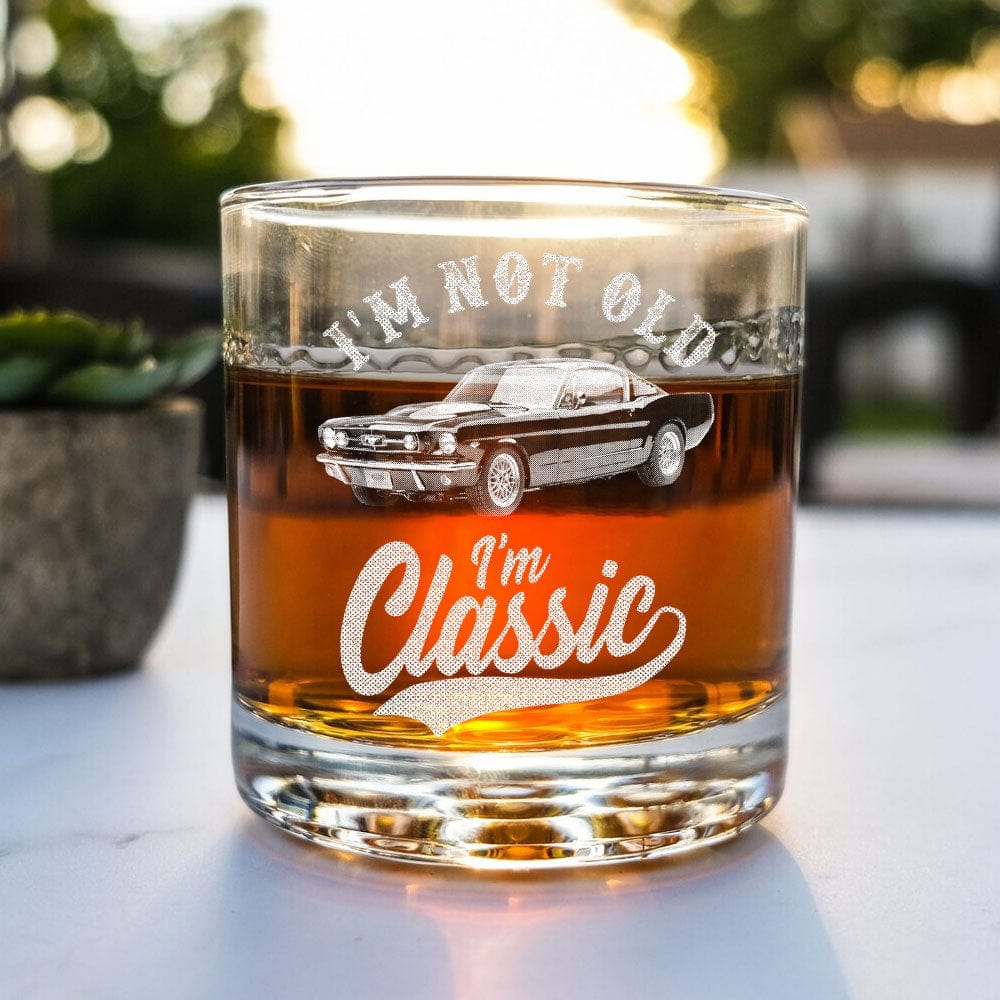 Custom Photo I'm Not Old I'm Classic Print Rock Glass TH10 891013