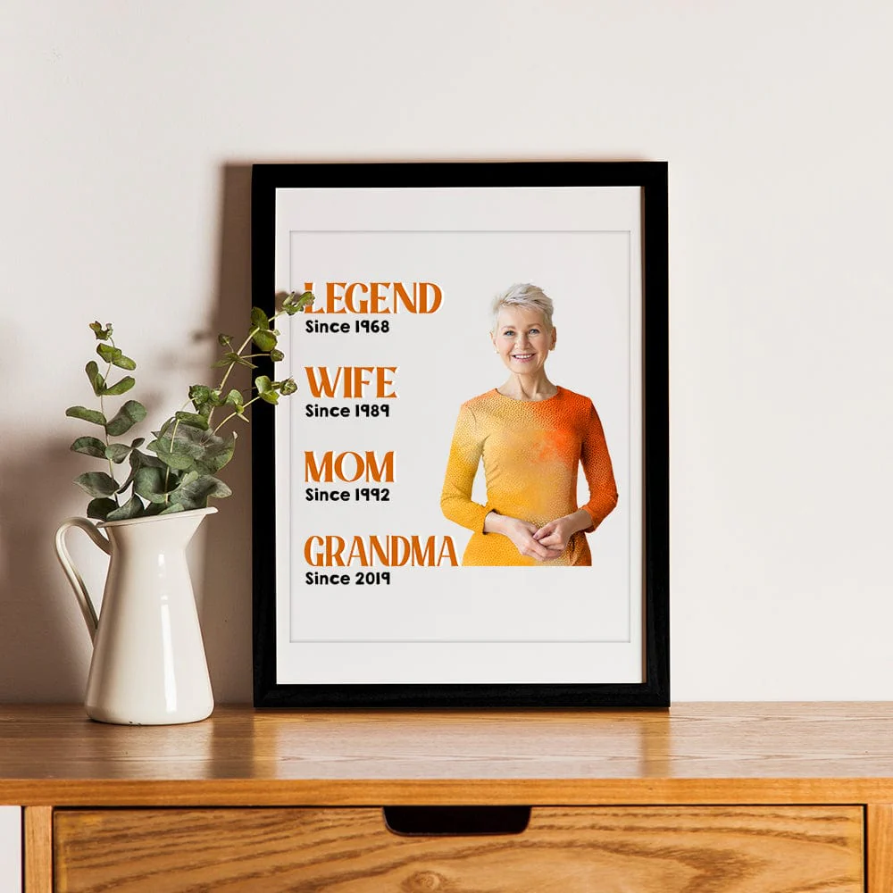 Custom Photo Legend Wife Mom Grandma Frame Picture K228 889191 - Image 4