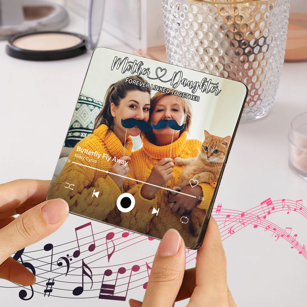 Custom Photo Family Forever Linked Together Music Fridge Magnet TH10 892471 - Image 2