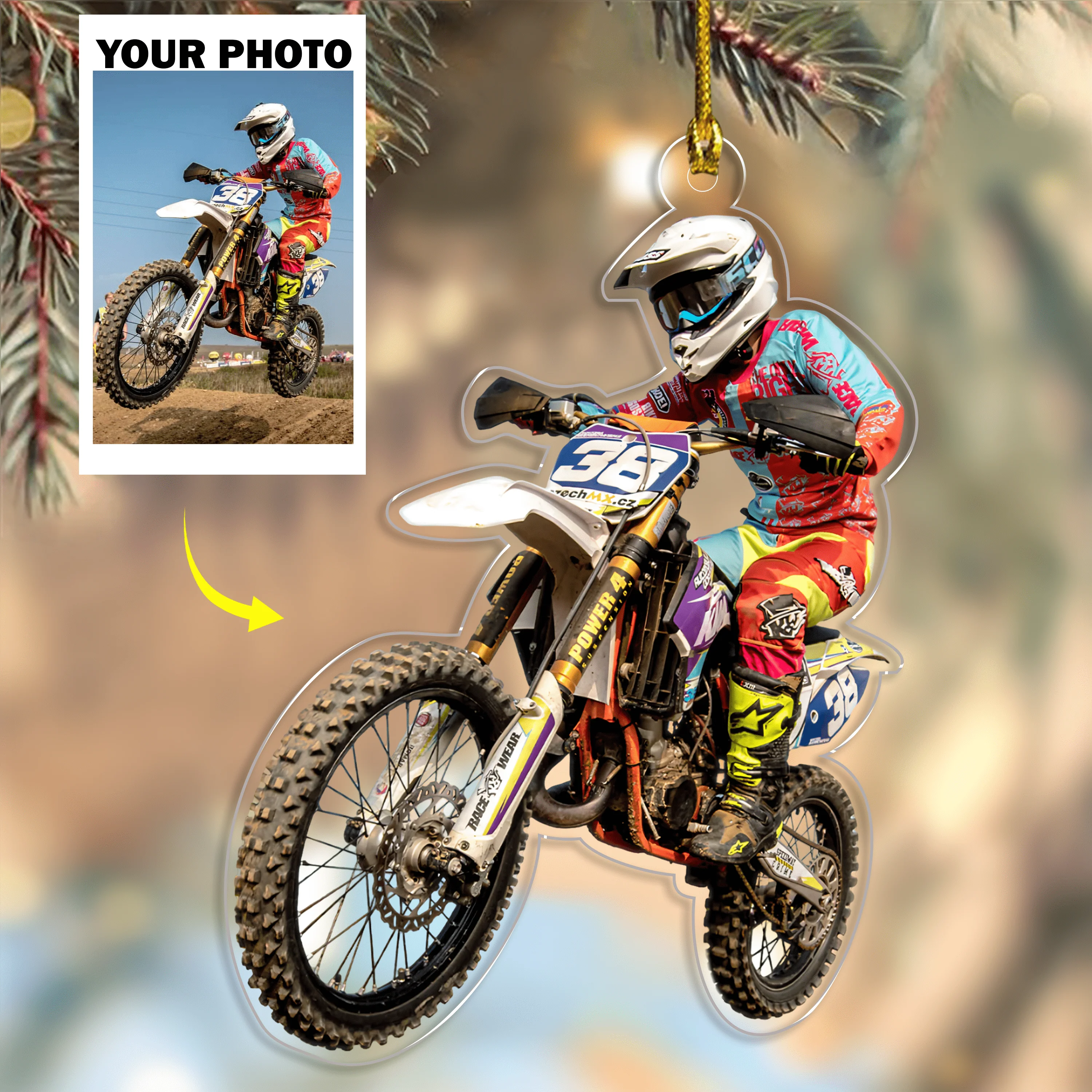 Custom Photo Motocross For Biker TH10 891507 - Image 2