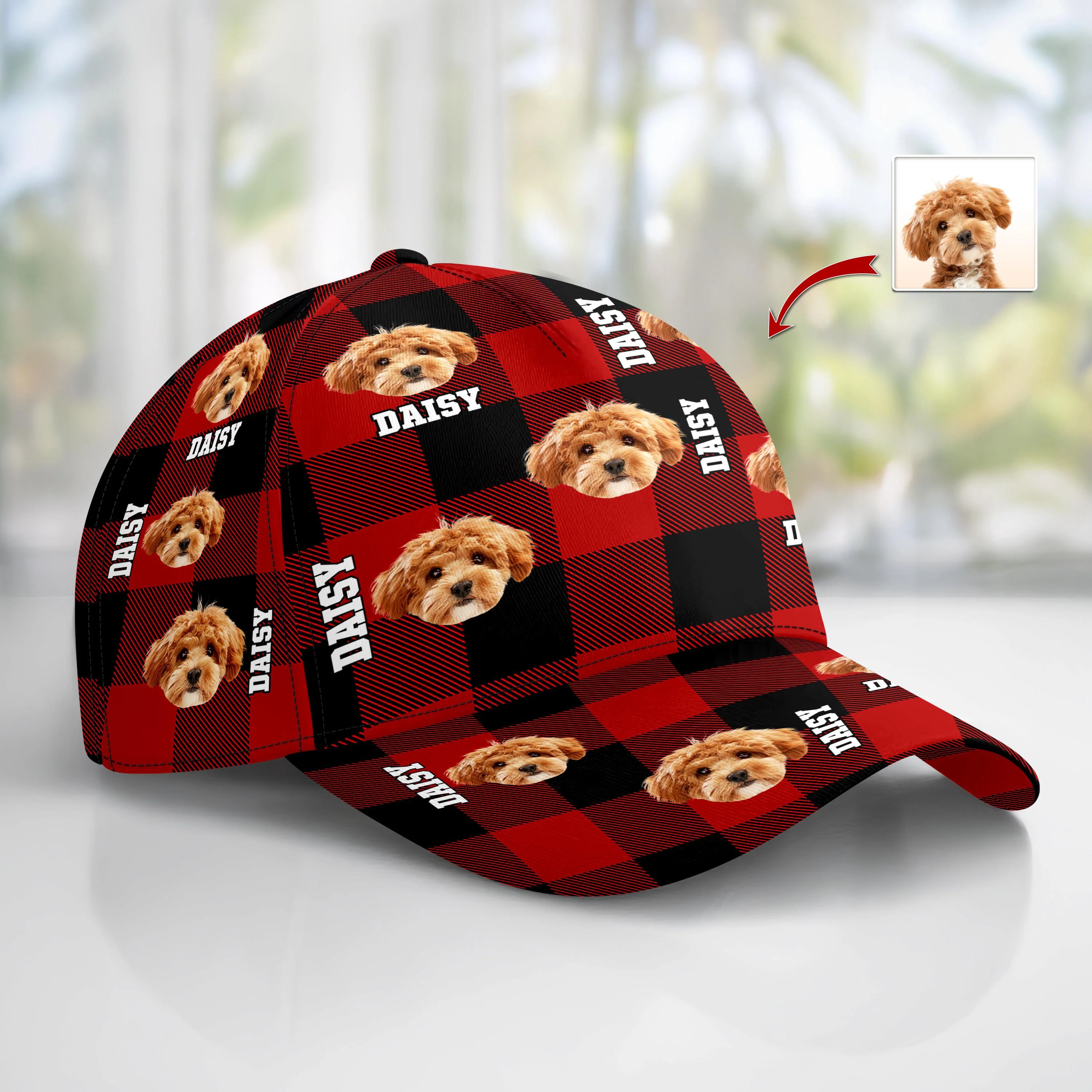 Custom Photo Name Dog Cat Classic Cap TH10 894367 - Image 2