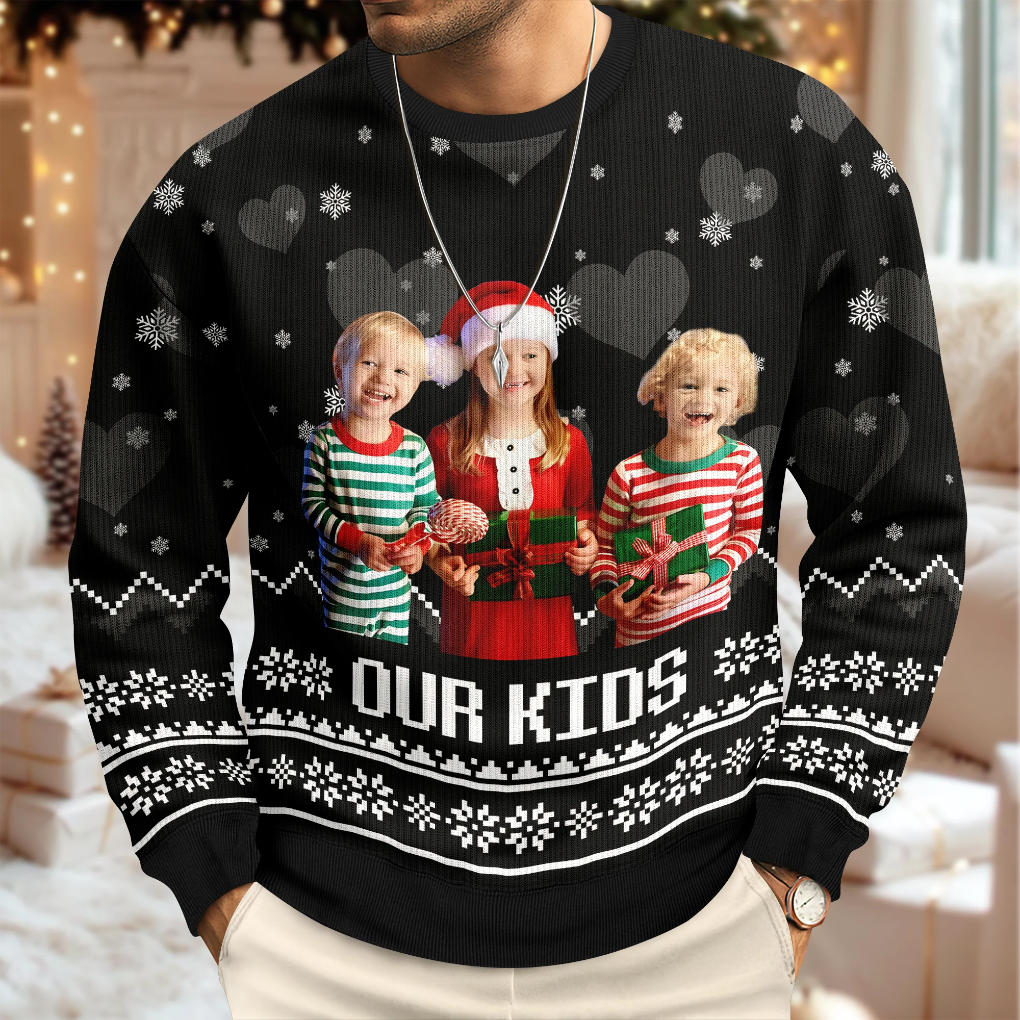 Custom Photo Our Grandkids Ugly Sweater For Christmas TH10 896247 - Image 6
