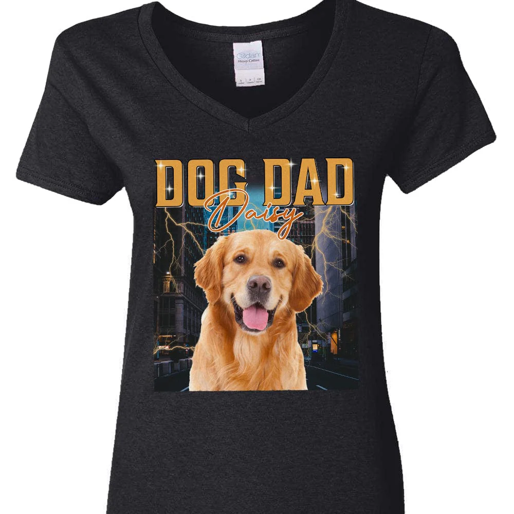 Custom Photo Retro Vintage Dog Portrait Shirt TH10 K228 889681 - Image 3