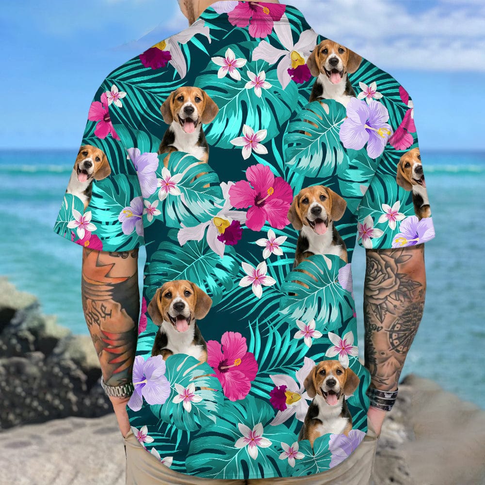 Custom Photo Tropical Style Dog Hawaii Shirt TH10 N304 889465 - Image 3