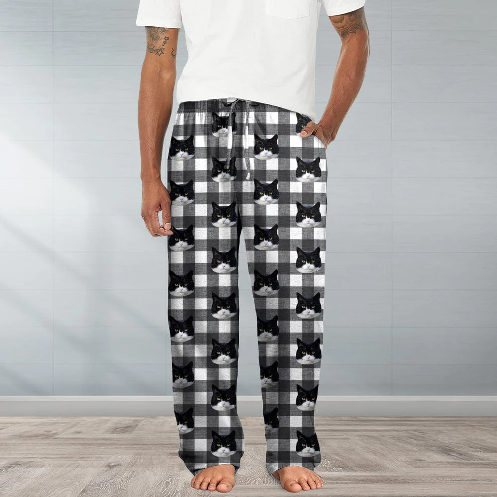 Custom Photo With Christmas Pattern Dog Cat Man's Pants TH10 891479 - Image 6