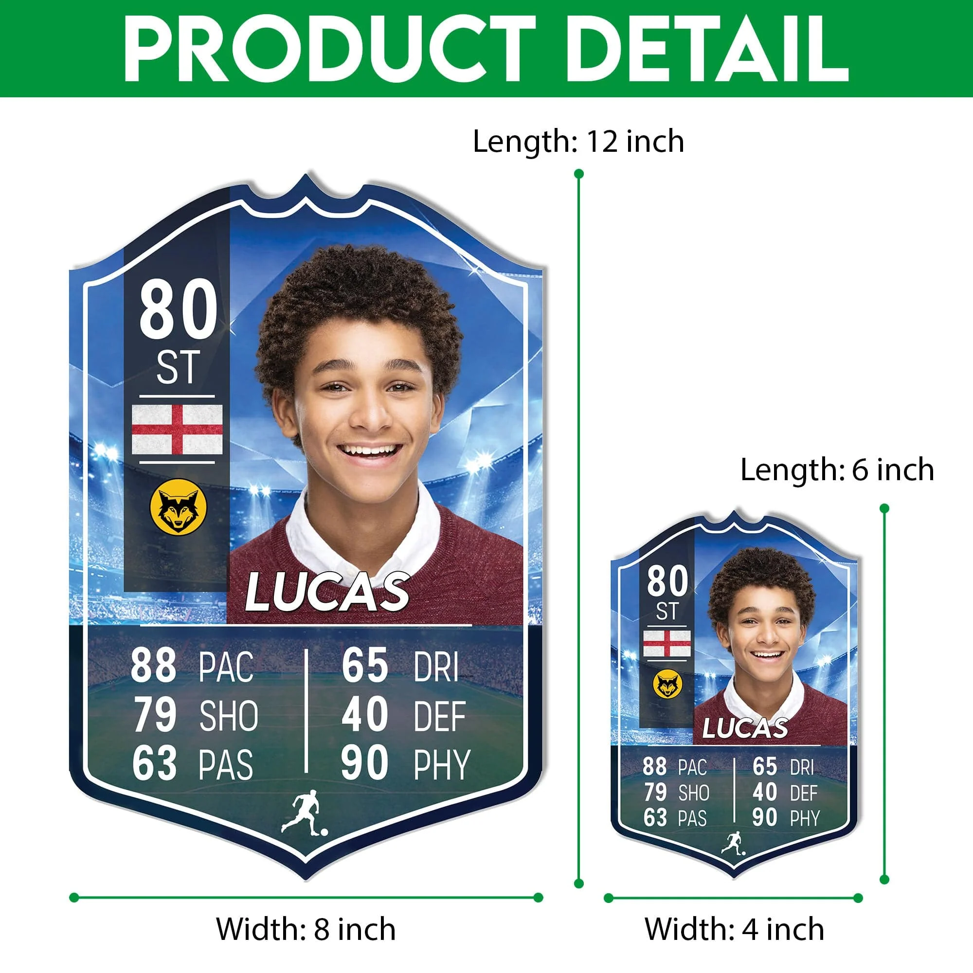 Custom Photo You Are A Great Player Sporter Fifa Card Sign TH10 892429 - Image 7