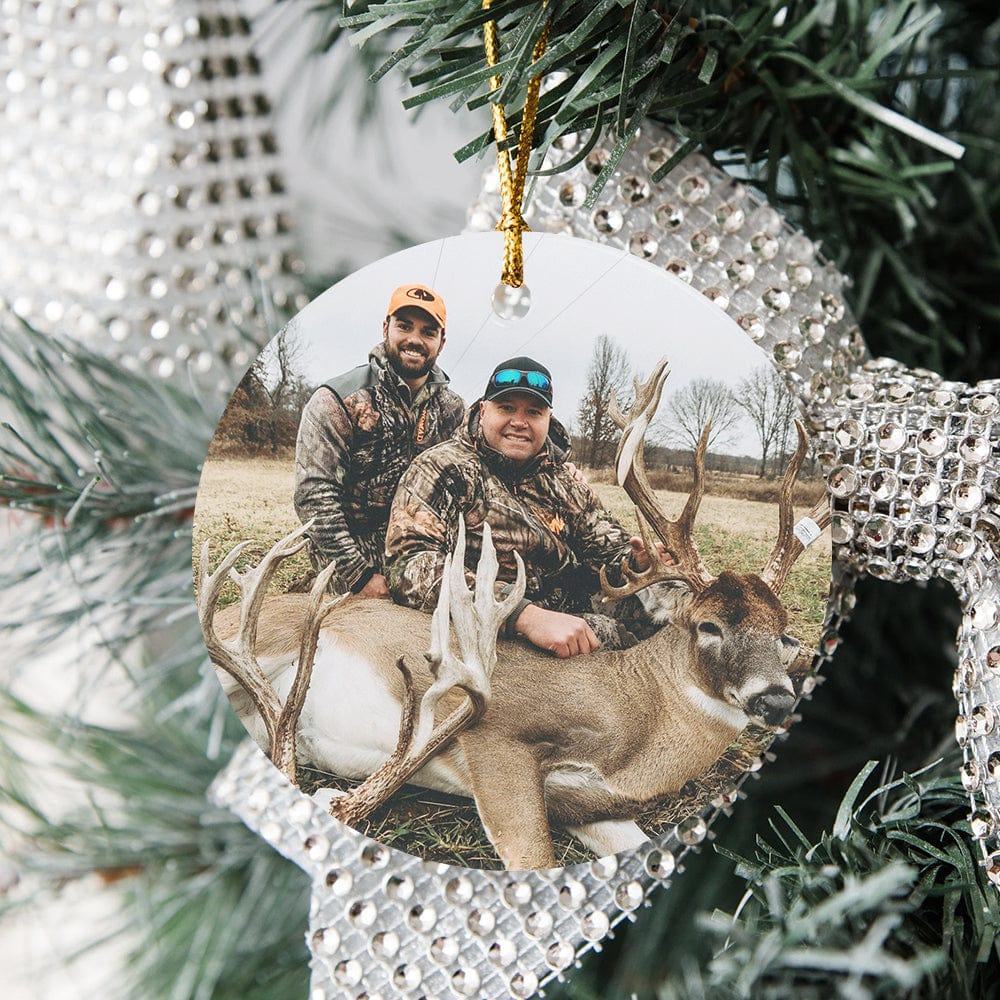 Custom Photo Your Deer Hunt Ceramic Ornament TH10 892169 - Image 2