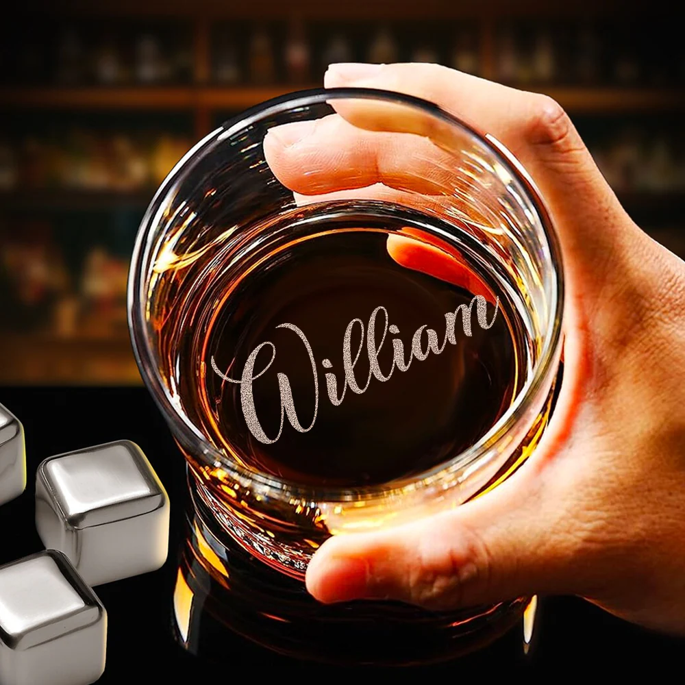 Custom Your Photo And Name Whiskey Glass TH10 892773 - Image 6