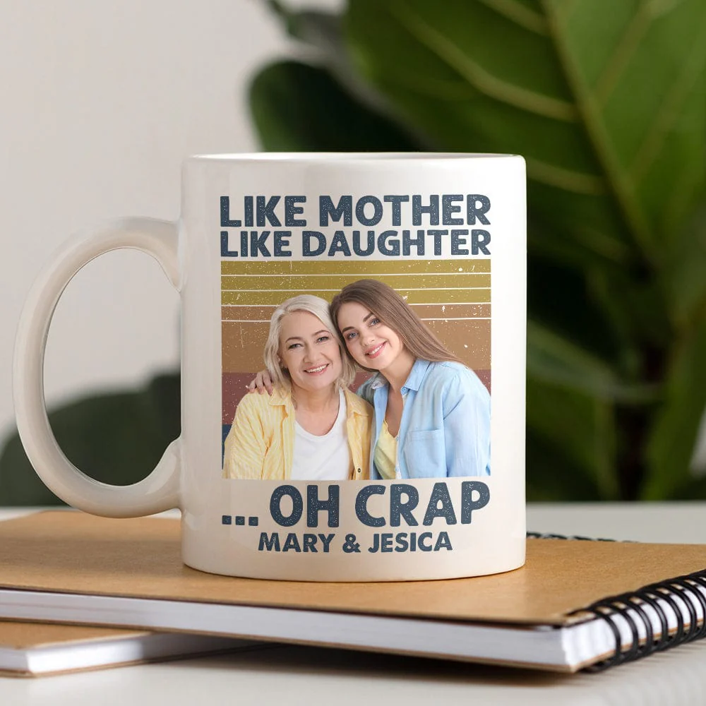 Cutsom Photo Like Mother Like Daughter Family Mug N304 890309 - Image 2