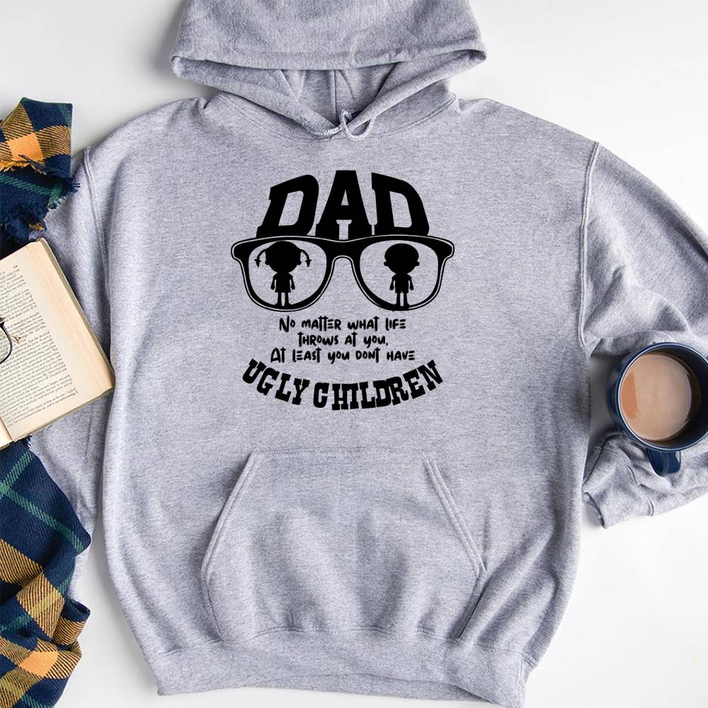 Dad And Ugly Children Family T-shirt, HN590 - Image 3
