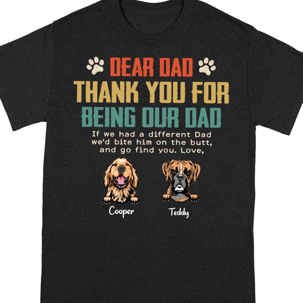 Dear Dad Thank You For Being My Dog Dad Shirt N304 889405