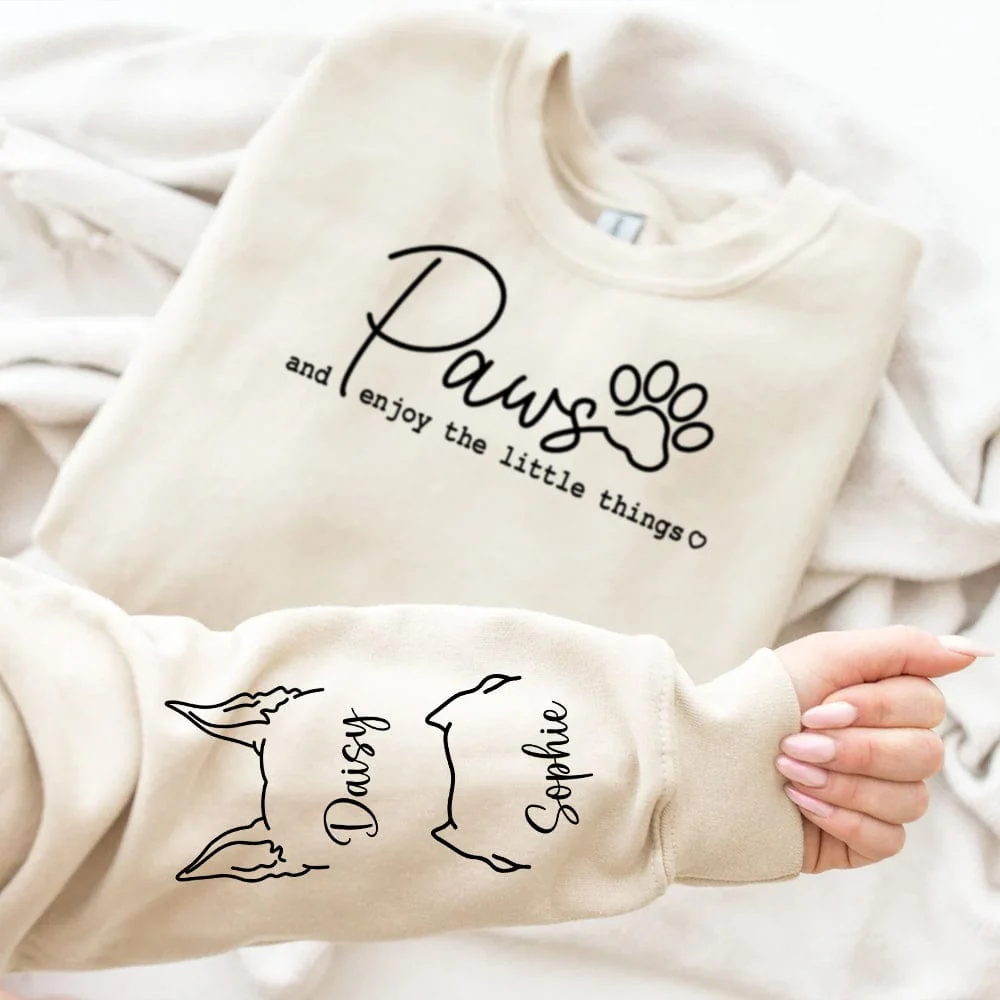 Enjoy The Little Things Dog Shirt Personalized Gift DA199 890289 - Image 3