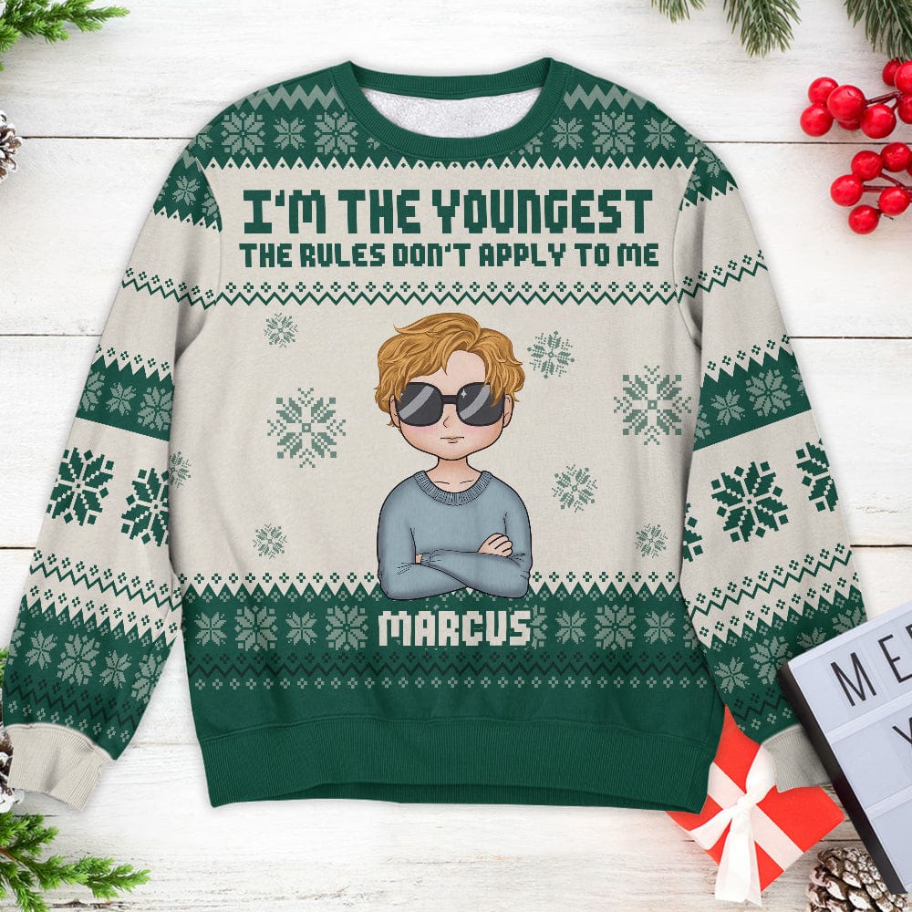 Family Rules AOP Ugly Sweater For Christmas Personalized Gift TH10 891681 - Image 5