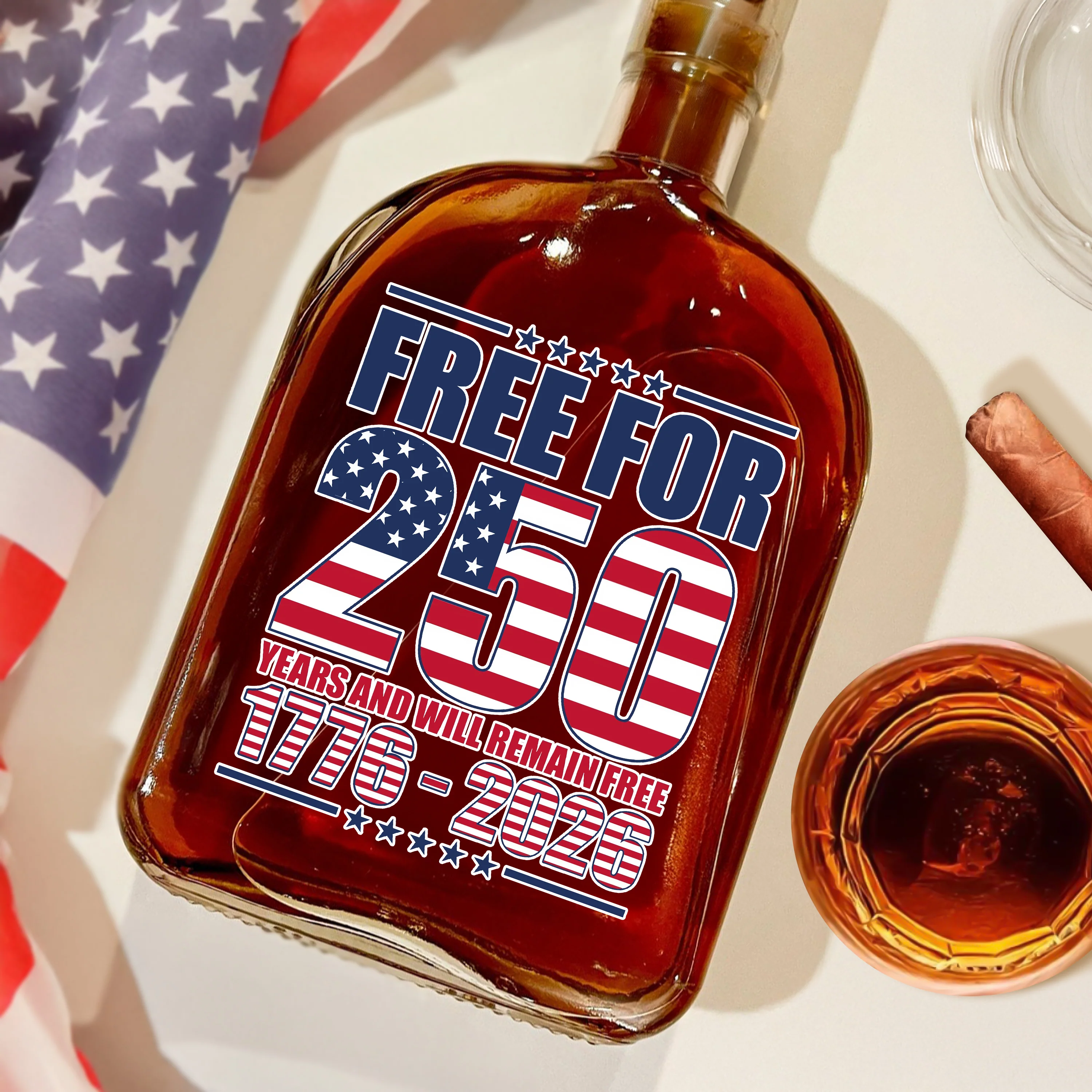 Free For 250 Years Whiskey Bottle TH10 894599 - Image 6