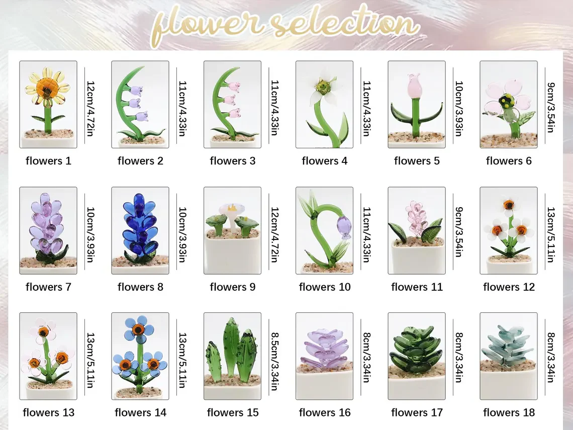 Glass Plant Pot, Personalized Name Mini Glass Flower, Teacher Appreciation Desk Table Decoration TH10 170207 - Image 2