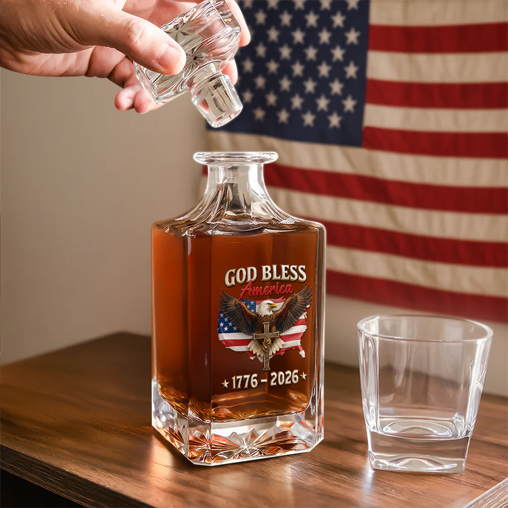 God Bless America 1776 - 2026 Decanter TH10 898529 - Image 6