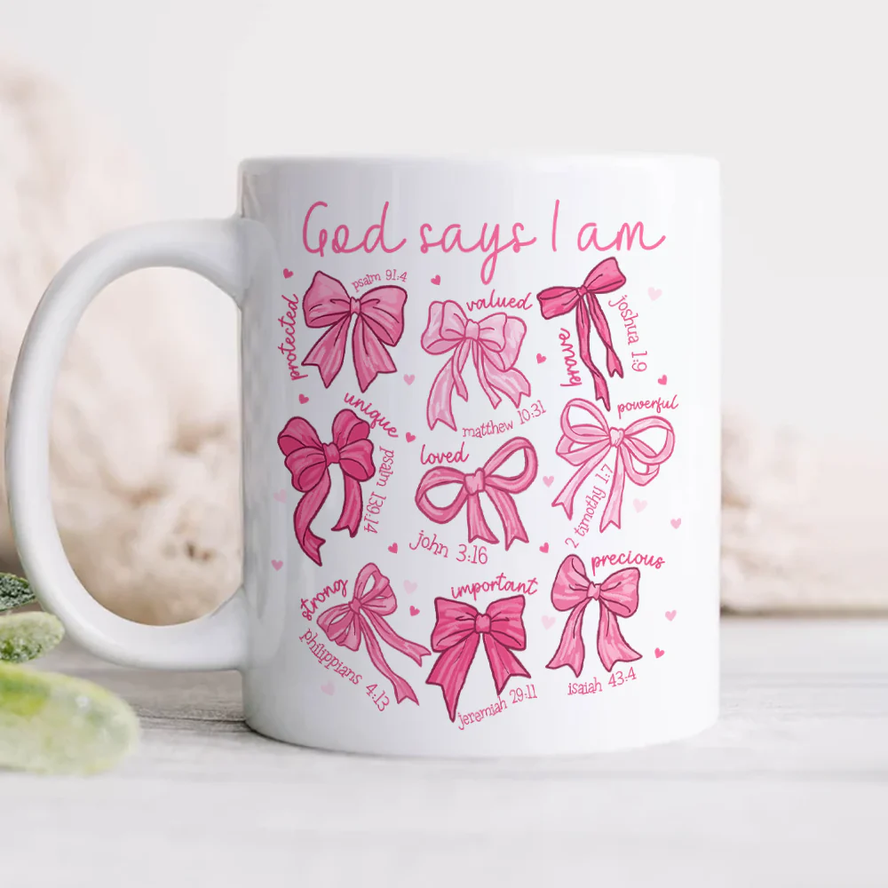 God Says I Am Mug TH10 894801 - Image 3