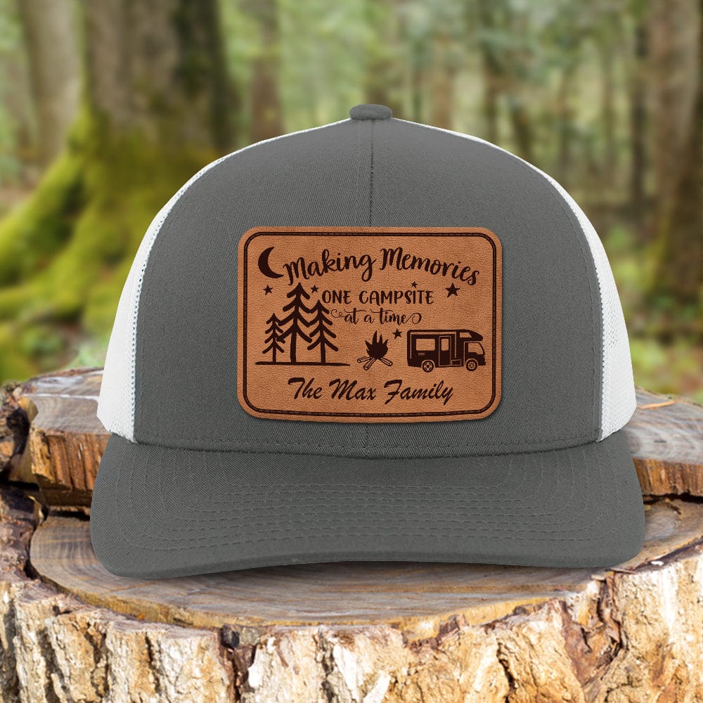 Happy Camper Custom Name Rectangle Patch Hat Personalized Gift K228 890081 - Image 2
