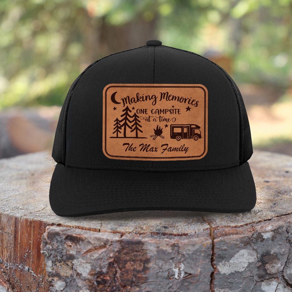 Happy Camper Custom Name Rectangle Patch Hat Personalized Gift K228 890081 - Image 3