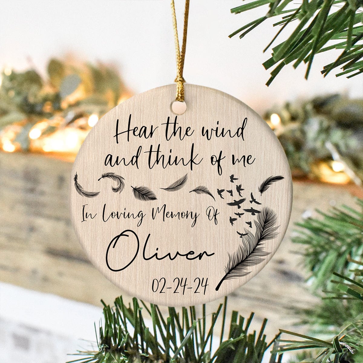 In Loving Memory Memorial Ceramic Ornament Personalized Gifts TH10 892035 - Image 3