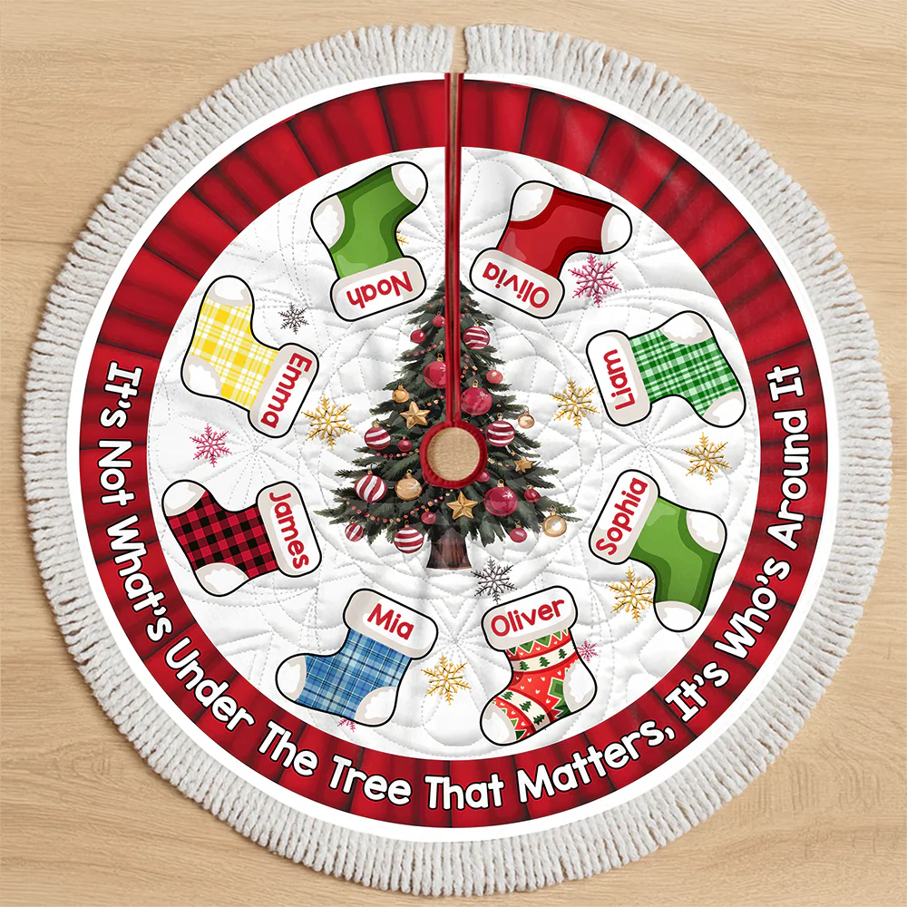 It's Not What Under The Tree That Matters Christmas Tree Skirt TH10 896331 - Image 2