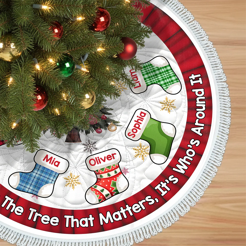 It's Not What Under The Tree That Matters Christmas Tree Skirt TH10 896331 - Image 3