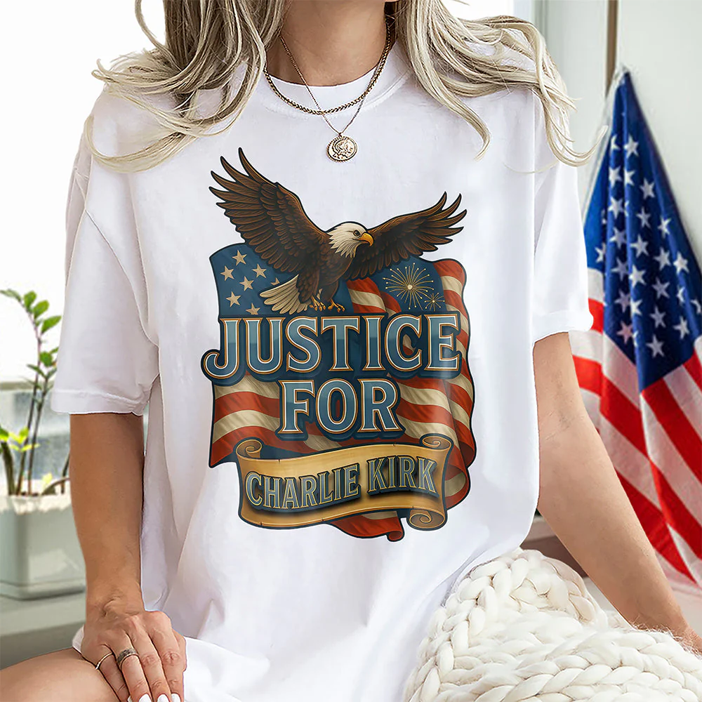 Justice For Charlie Kirk Bright Shirt TH10 64467 - Image 3