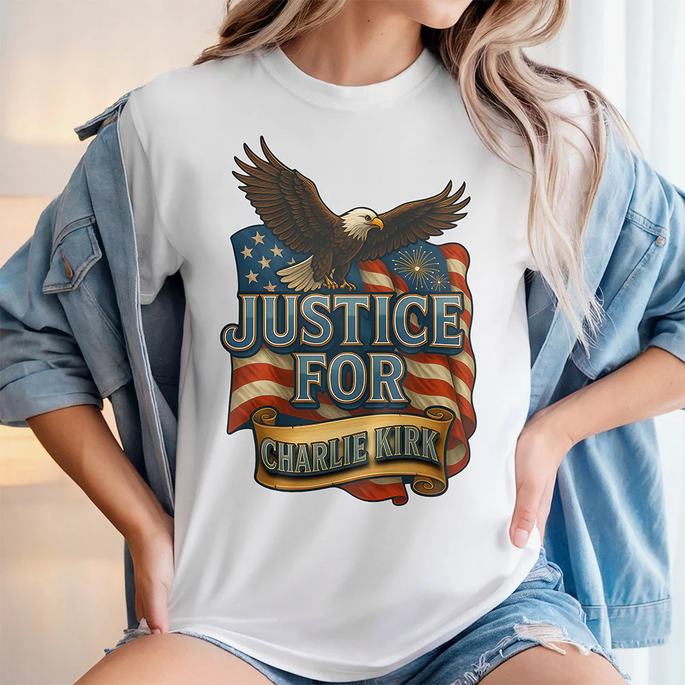Justice For Charlie Kirk Bright Shirt TH10 64467 - Image 6