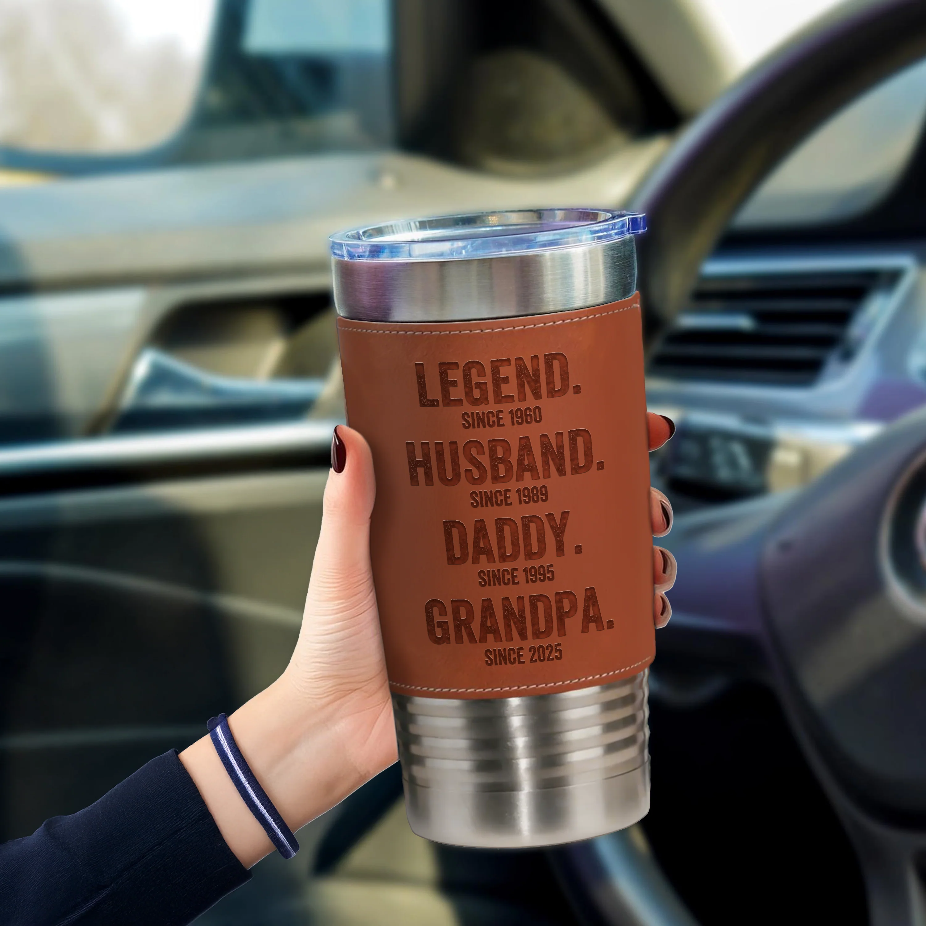 Legend Husband Daddy Leather Tumbler TH10 894055 - Image 3