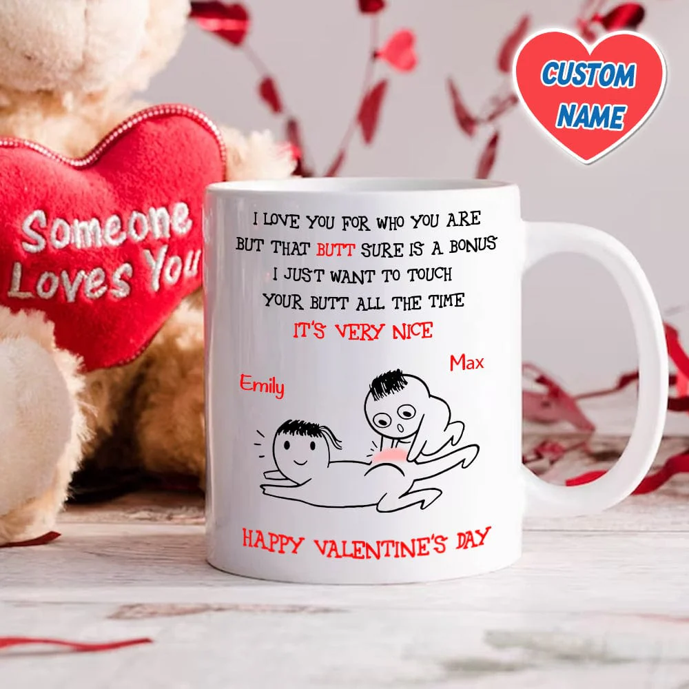 Love You For Who You Are Valentine Mug Personalized Gift DA199 890195 - Image 2
