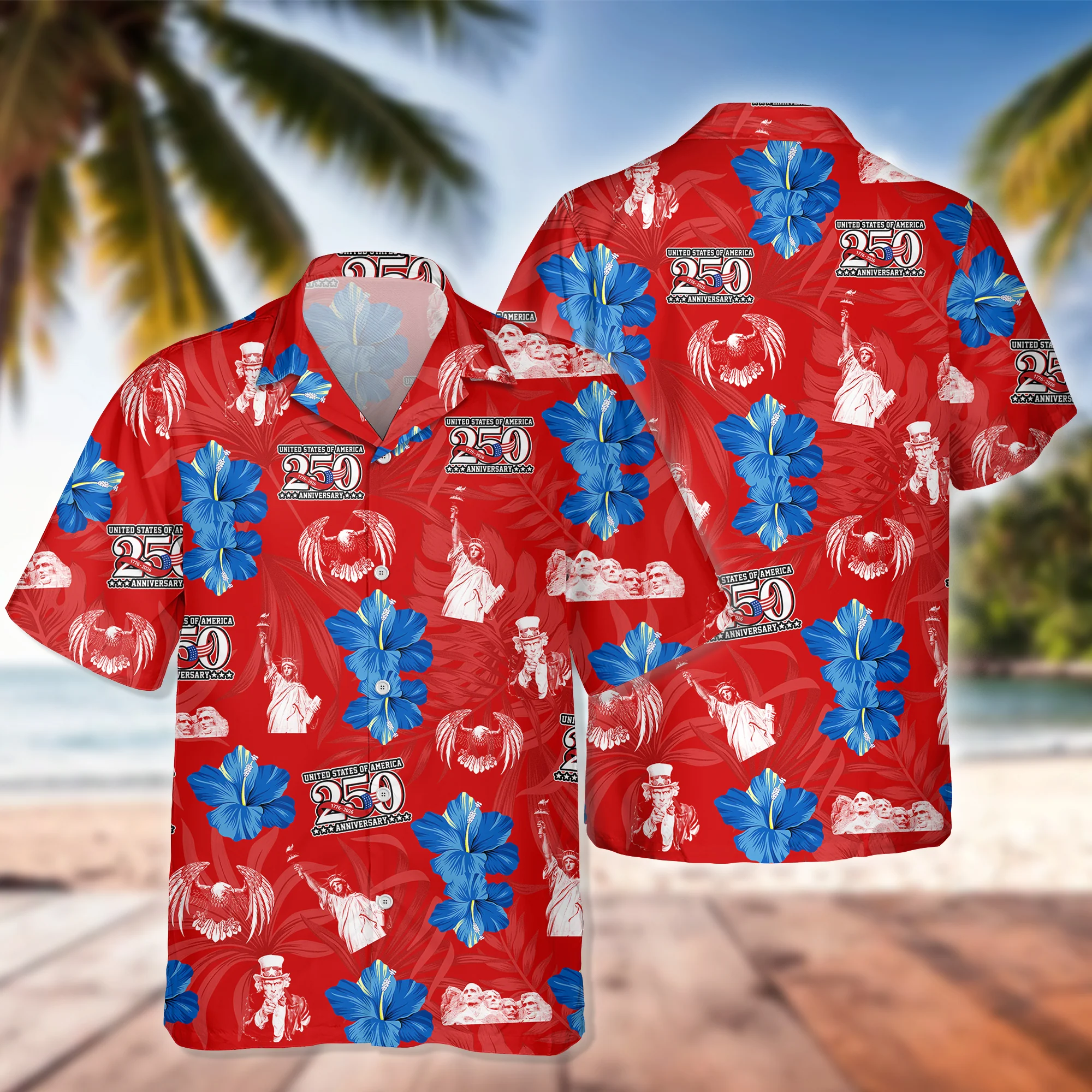 Personalized 250 Anniversary 1776-2026 Hawaii Shirt TH10 898867 - Image 7