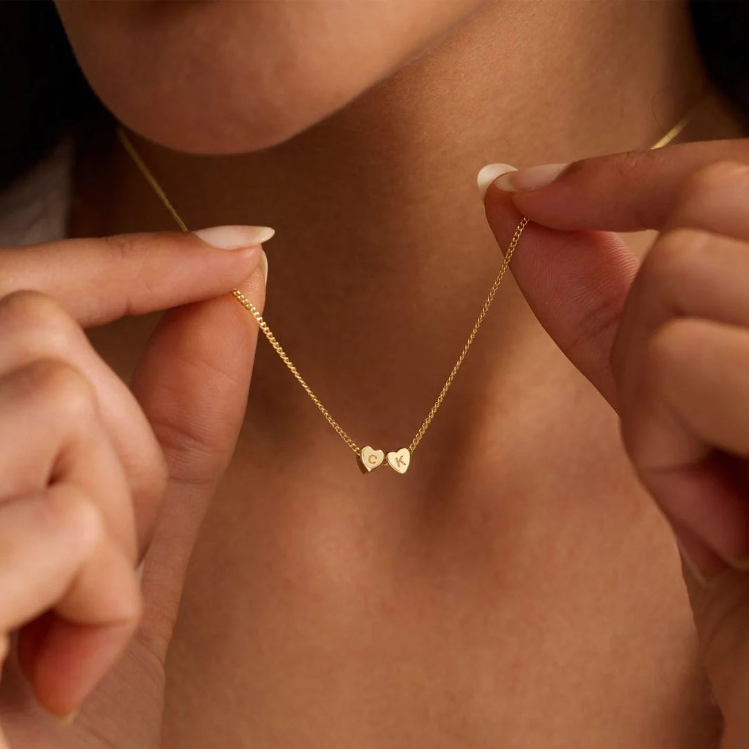 Personalized Custom Name Minimalist Heart Pendent Necklace TH10 170391 - Image 3