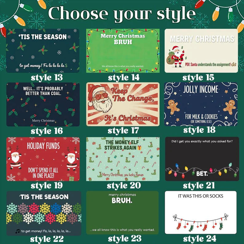 Personalized Cute And Funny Money Holder Card TH10 898015 - Image 3