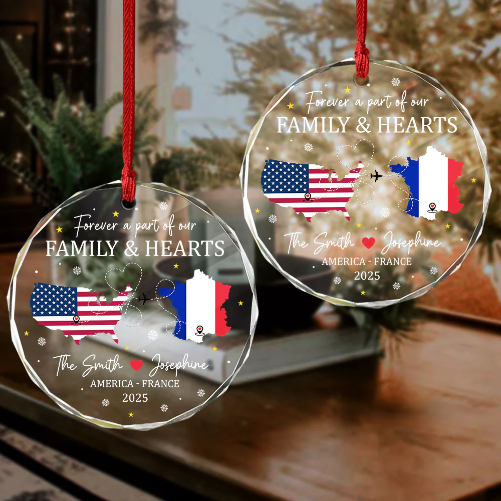 Forever A Part Of Our Family Glass Ornament For Christmas TH10 894849 - Image 3