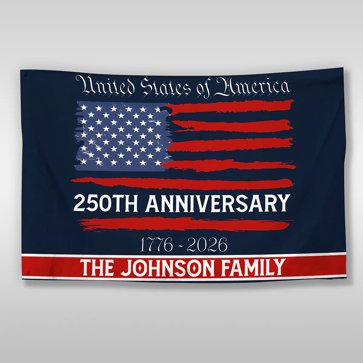 Personalized Family Name USA 250th Anniversary Banner House Flag TH10 898293 - Image 6