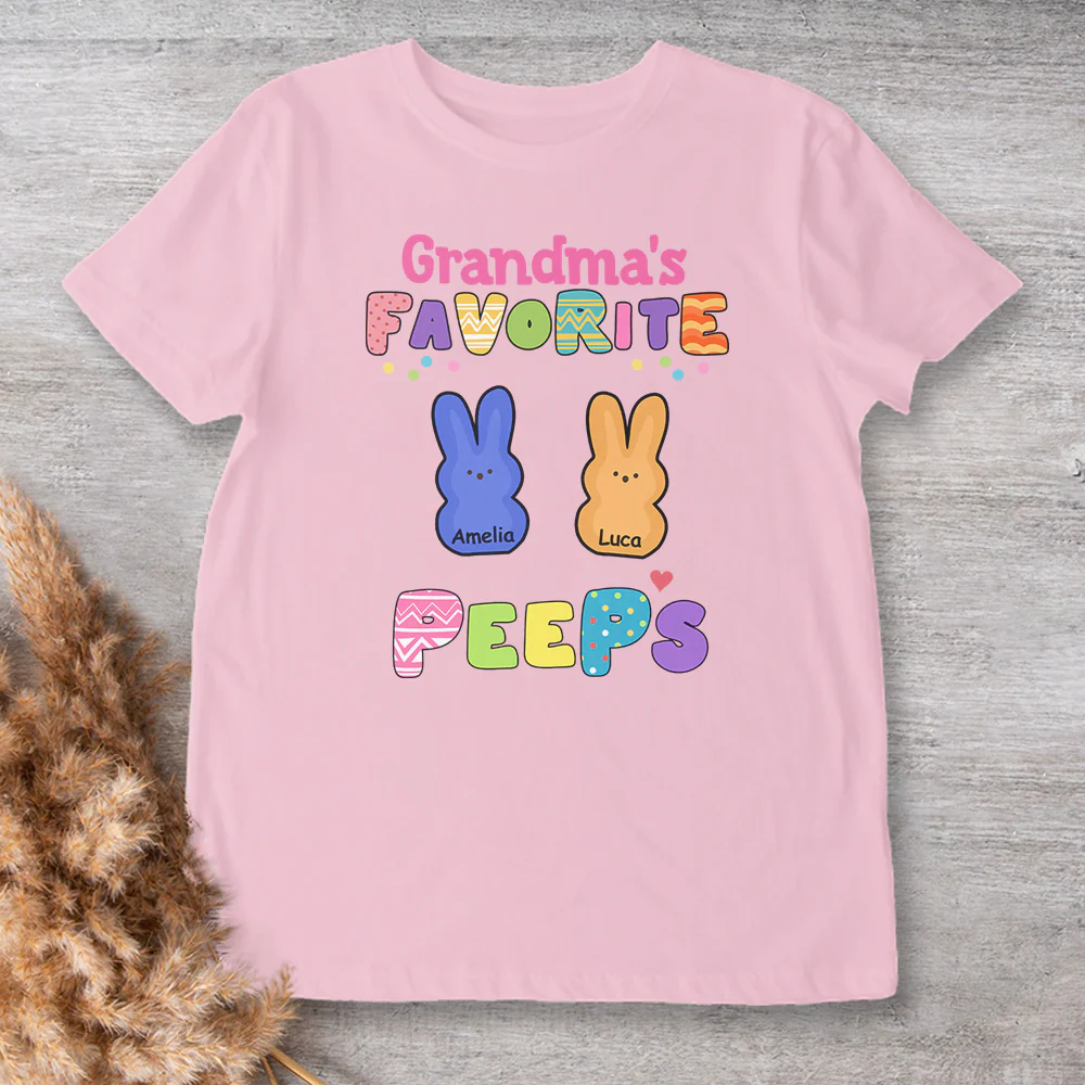 Personalized Gift For Grandma Easter Peeps Shirt TH10 892451 - Image 5