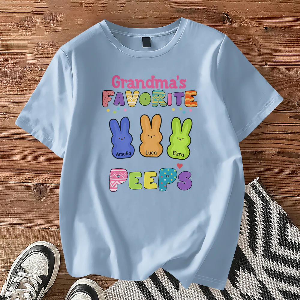 Personalized Gift For Grandma Easter Peeps Shirt TH10 892451 - Image 7