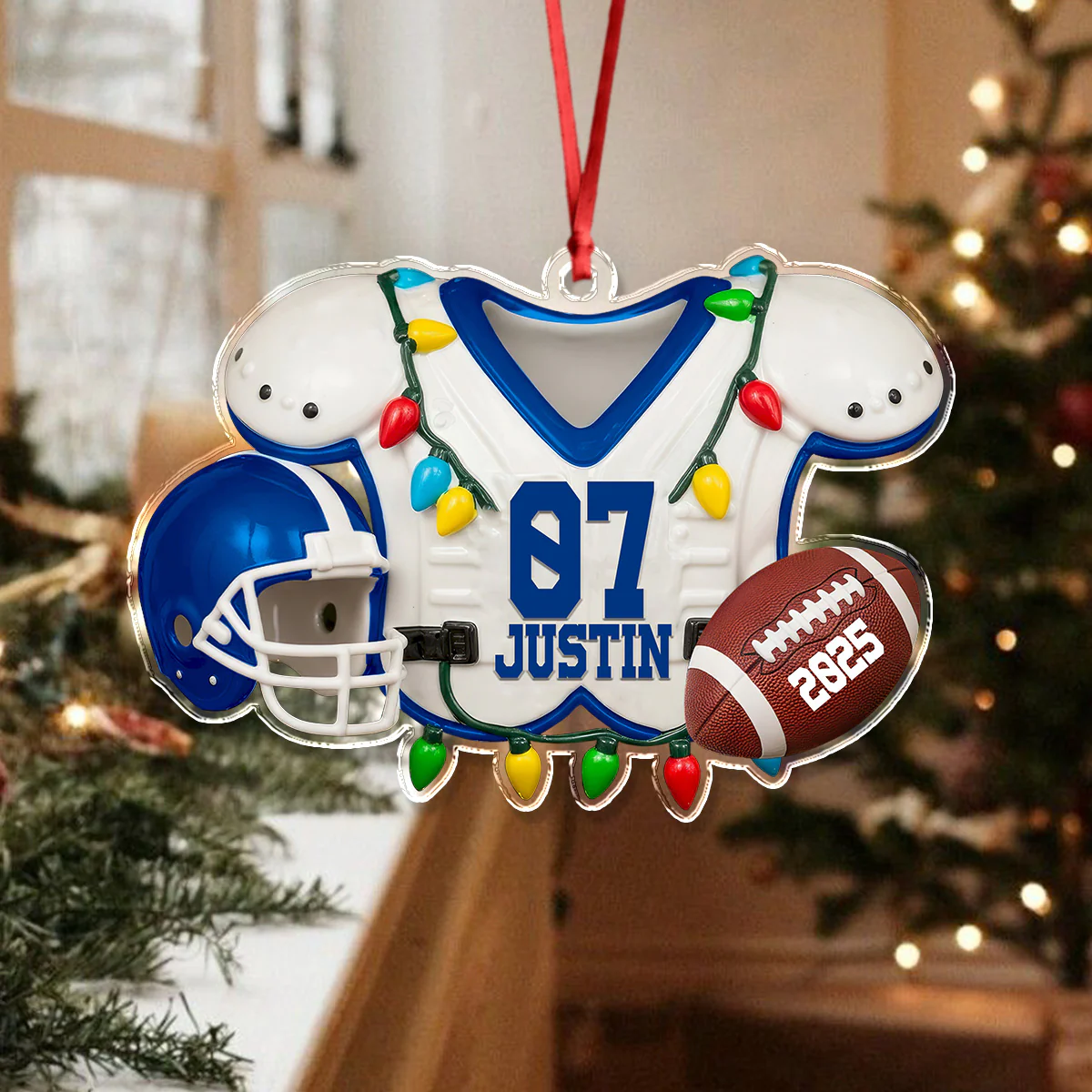 Personalized Gifts For American Football Lovers Christmas Acrylic Ornament TH10 894941 - Image 4