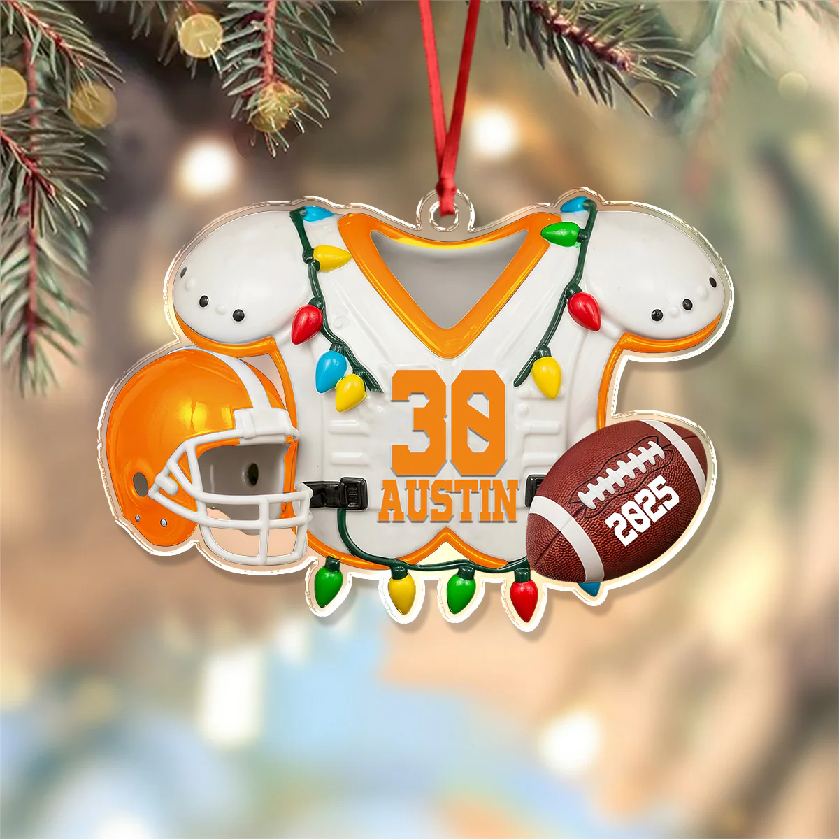 Personalized Gifts For American Football Lovers Christmas Acrylic Ornament TH10 894941 - Image 6