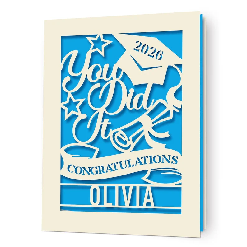 Personalized Graduation Cards for Graduates Students Friends Congratulation Class of 2026 Greeting Card TH10 169099 - Image 5