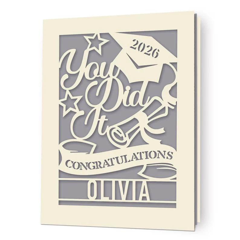 Personalized Graduation Cards for Graduates Students Friends Congratulation Class of 2026 Greeting Card TH10 169099 - Image 7