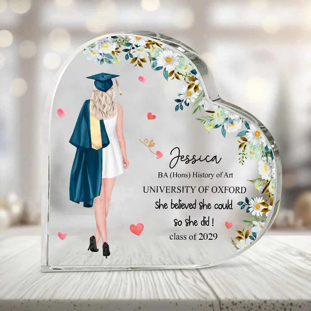 Personalized Graduation Girl Print Heart Acrylic DA199 890271 - Image 7