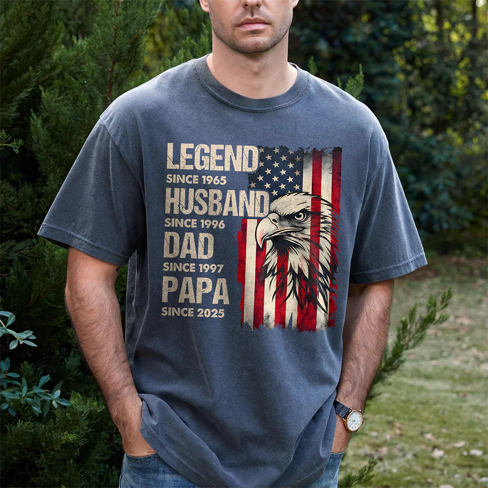 Personalized Legend Husband Dad US Flag Comfort Shirt TH10 169517 - Image 3