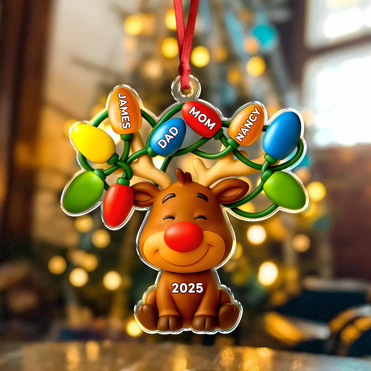 Personalized Our Reindeer Crew Acrylic Ornament For Christmas TH10 894937 - Image 5
