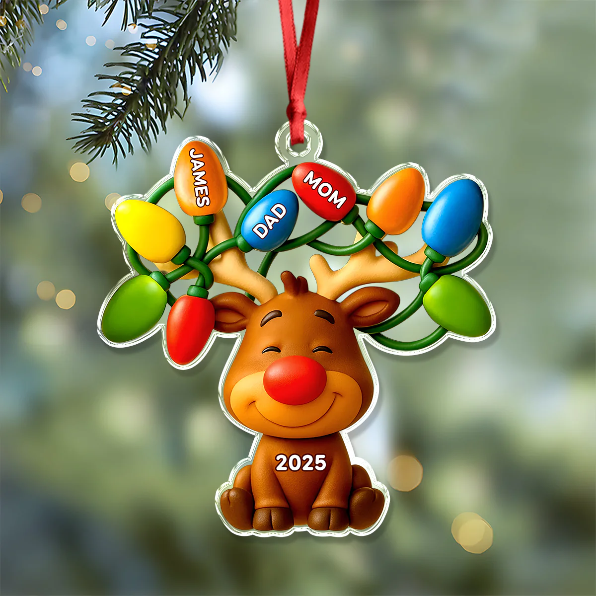 Personalized Our Reindeer Crew Acrylic Ornament For Christmas TH10 894937 - Image 7